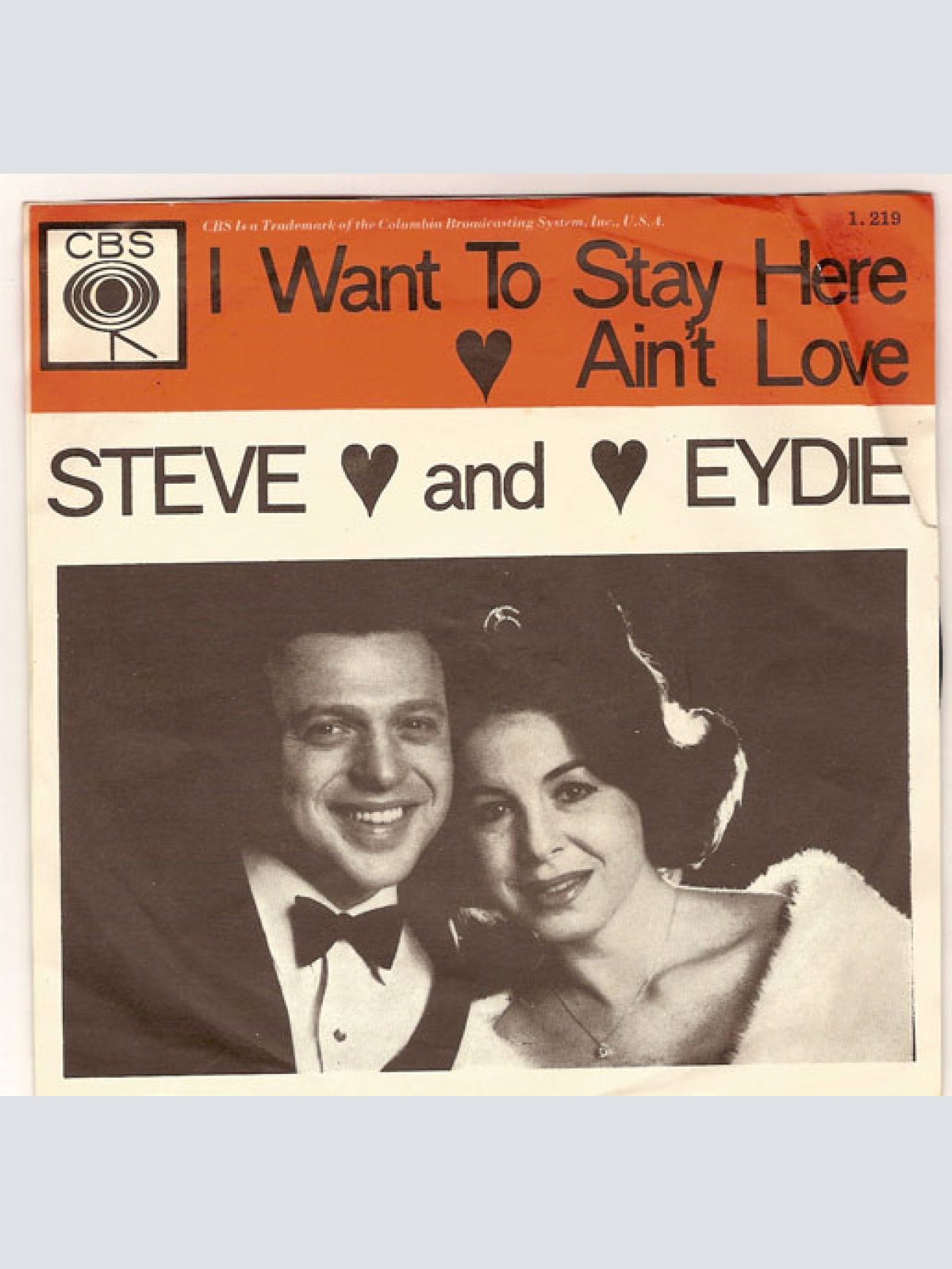 Vinyl / Steve Lawrence & Eydie Gorme* - I Want To Stay Here / Ain't Love