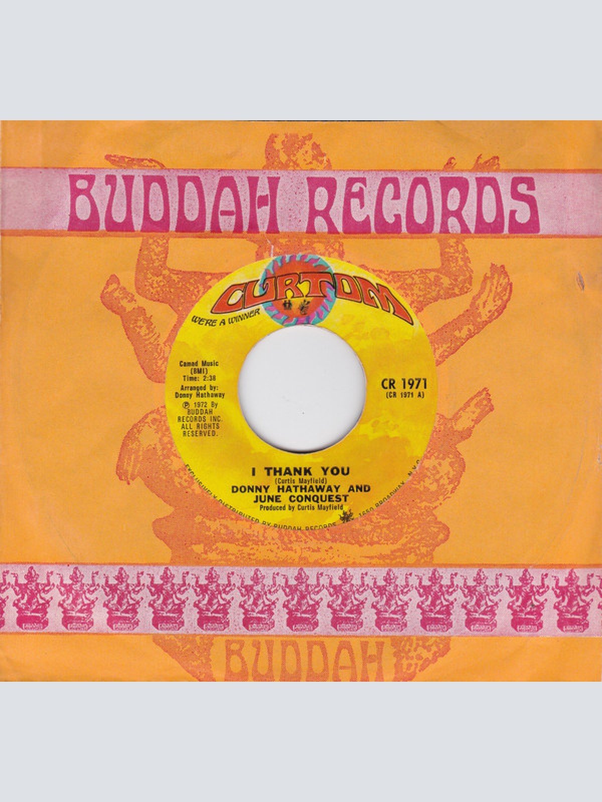 Vinyl / Donny Hathaway And June Conquest - I Thank You / Just Another Reason