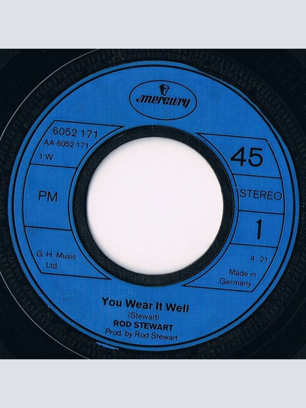 Vinyl / Rod Stewart - You Wear It Well