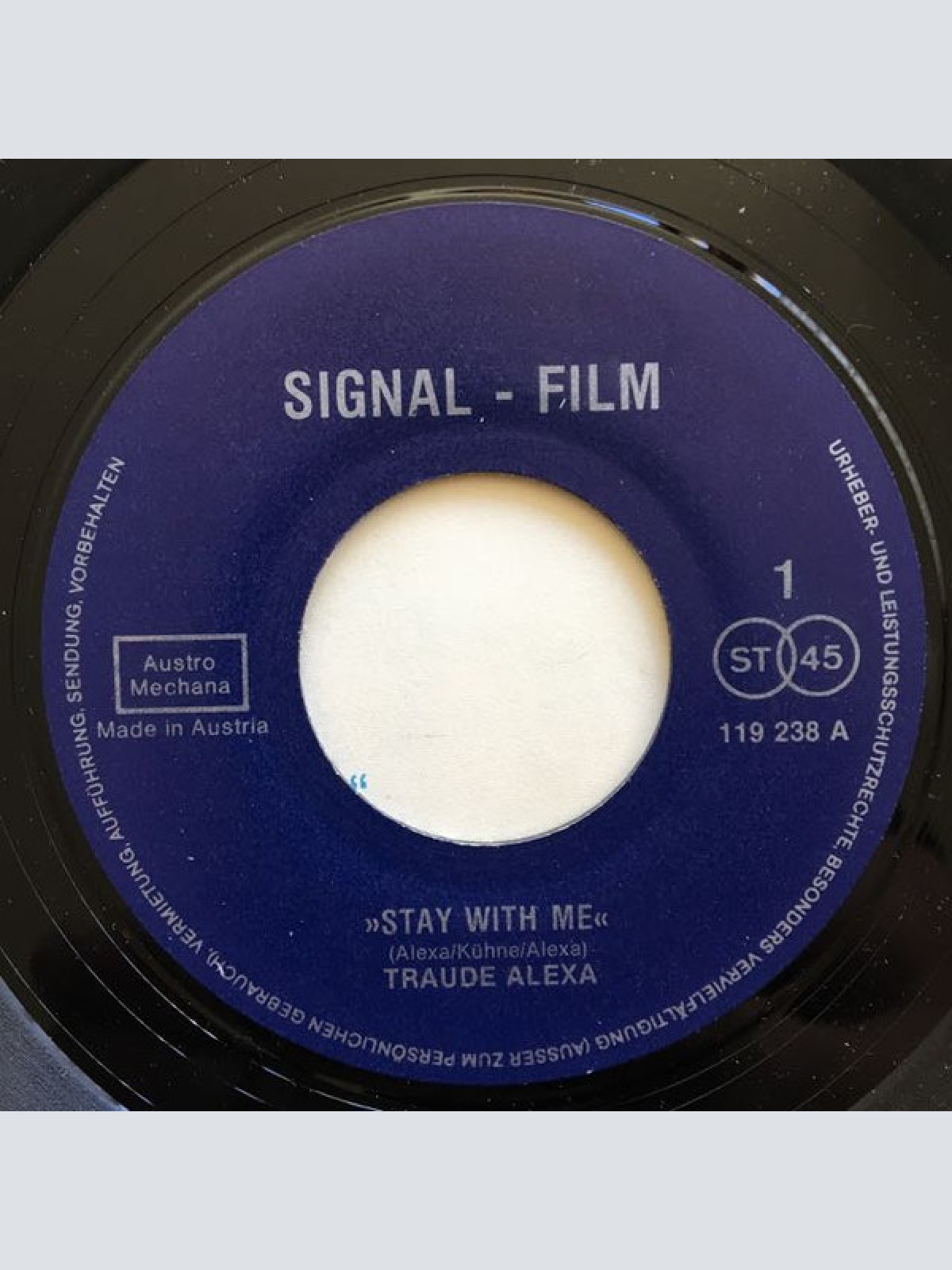 Vinyl / Traude Alexa - Stay With Me / Dear Little Miss Lonelyhearts