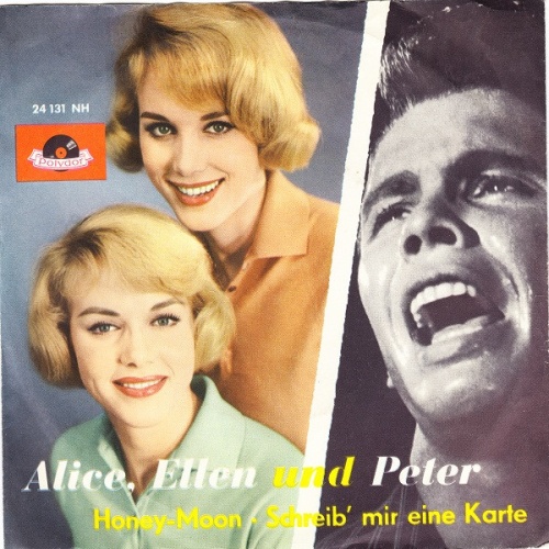 Vinyl / Alice, Ellen* Und Peter* - Honey-Moon / Schreib' Mir Eine Karte