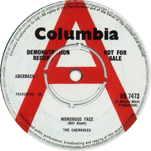 Vinyl / The Cherokees (2) - Wondrous Face