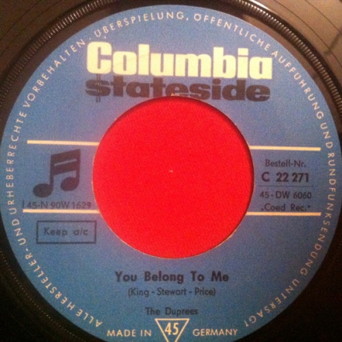 Vinyl / The Duprees - You Belong To Me