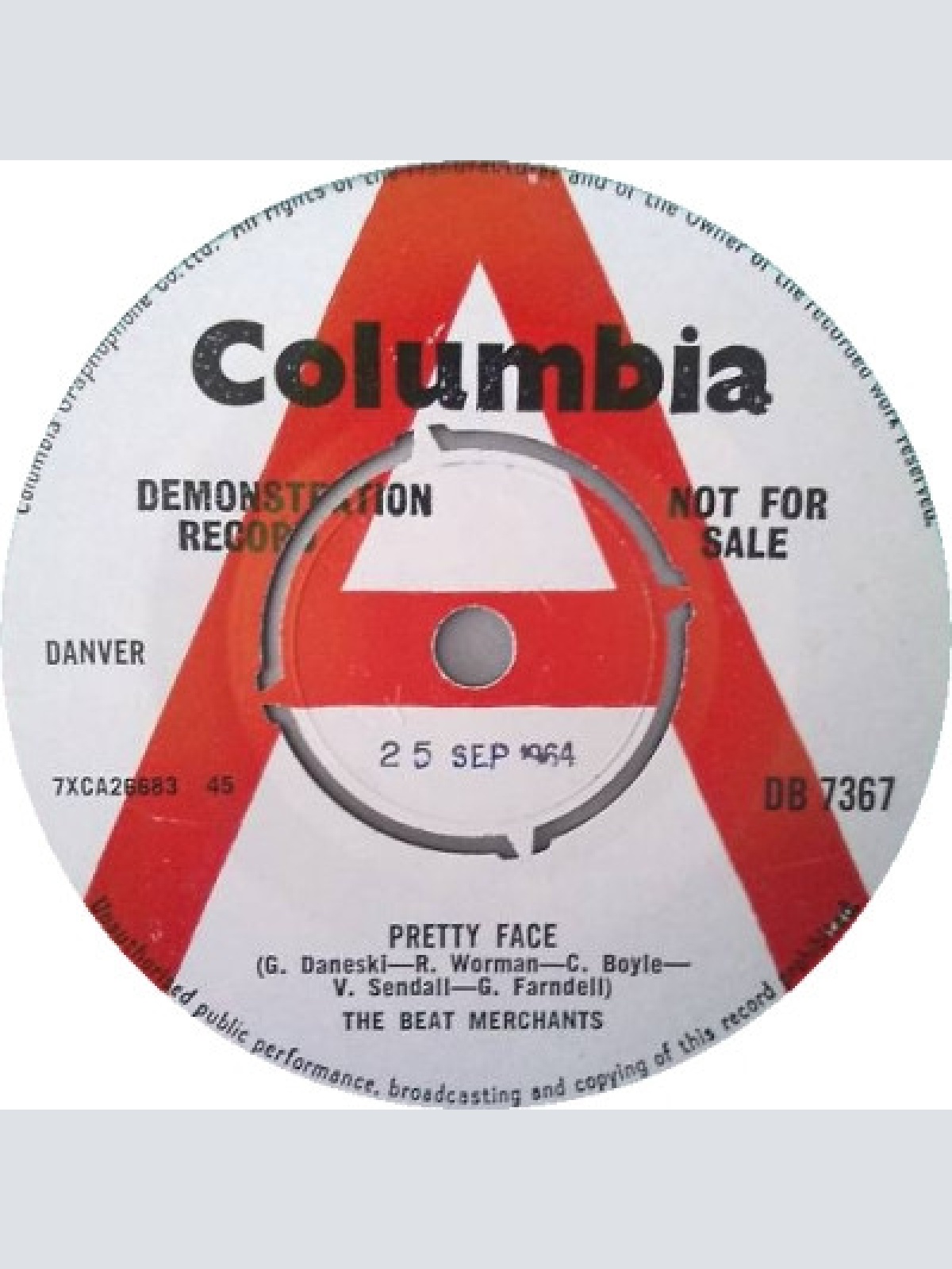 Vinyl / The Beat Merchants - Pretty Face