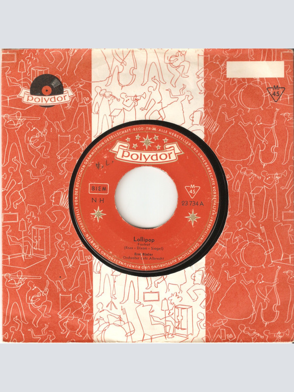 Vinyl / Erni Bieler - Lollipop / Glockengießer-Fox (Let The Bells Keep Ringing)