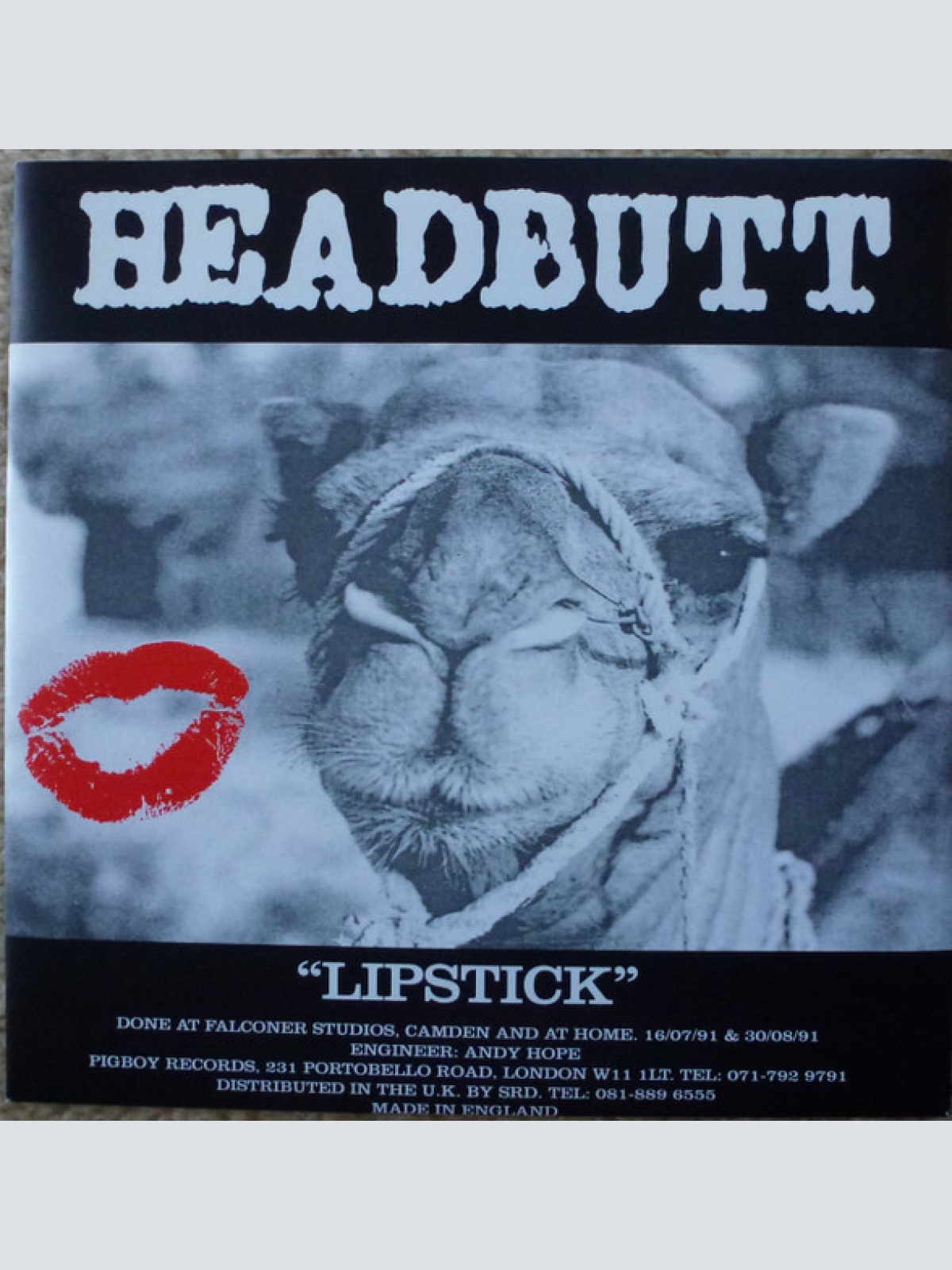 Vinyl / Headbutt - Fat Elvis / Lipstick