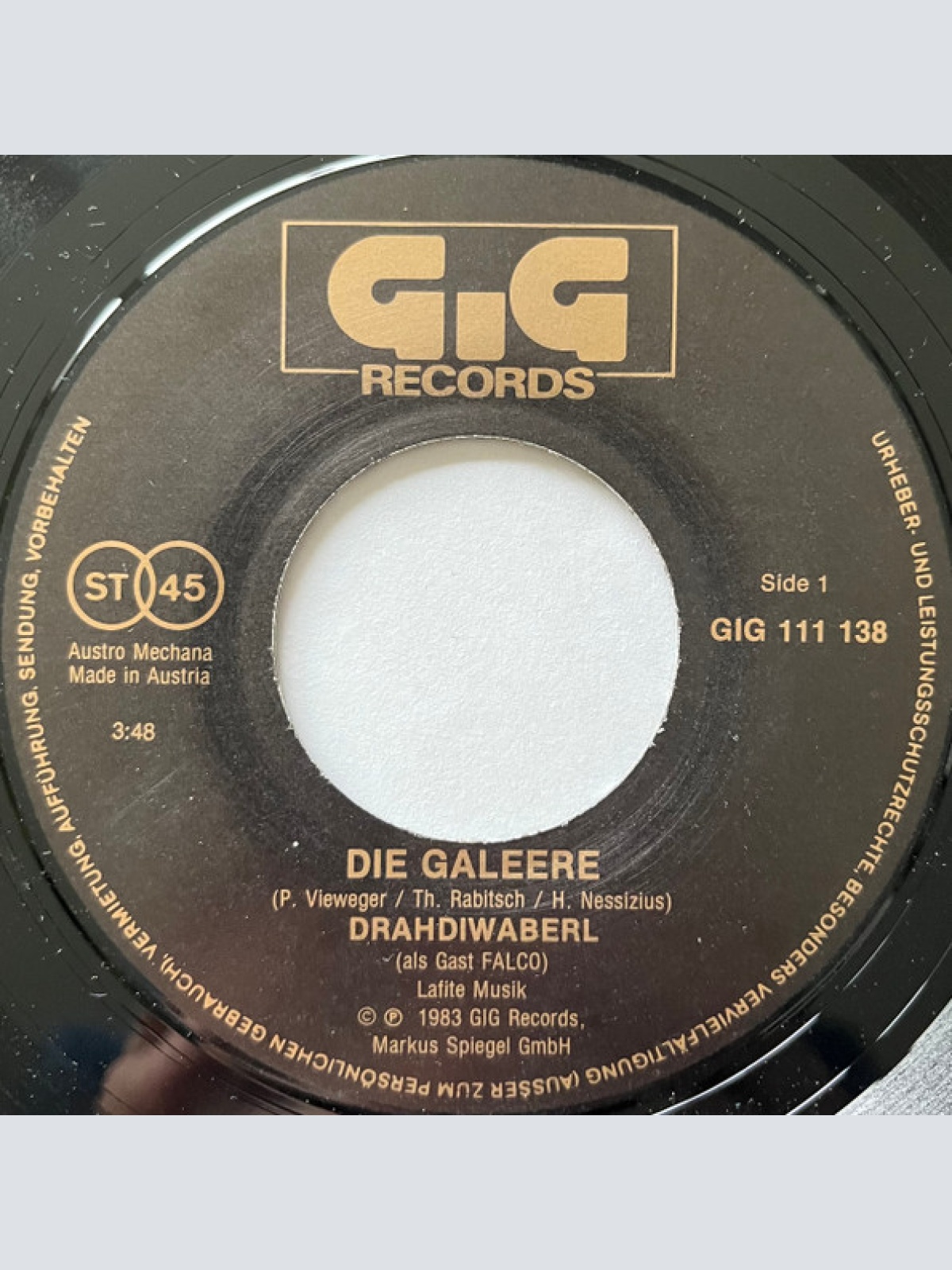 Vinyl / Drahdiwaberl Mit Falco - Die Galeere