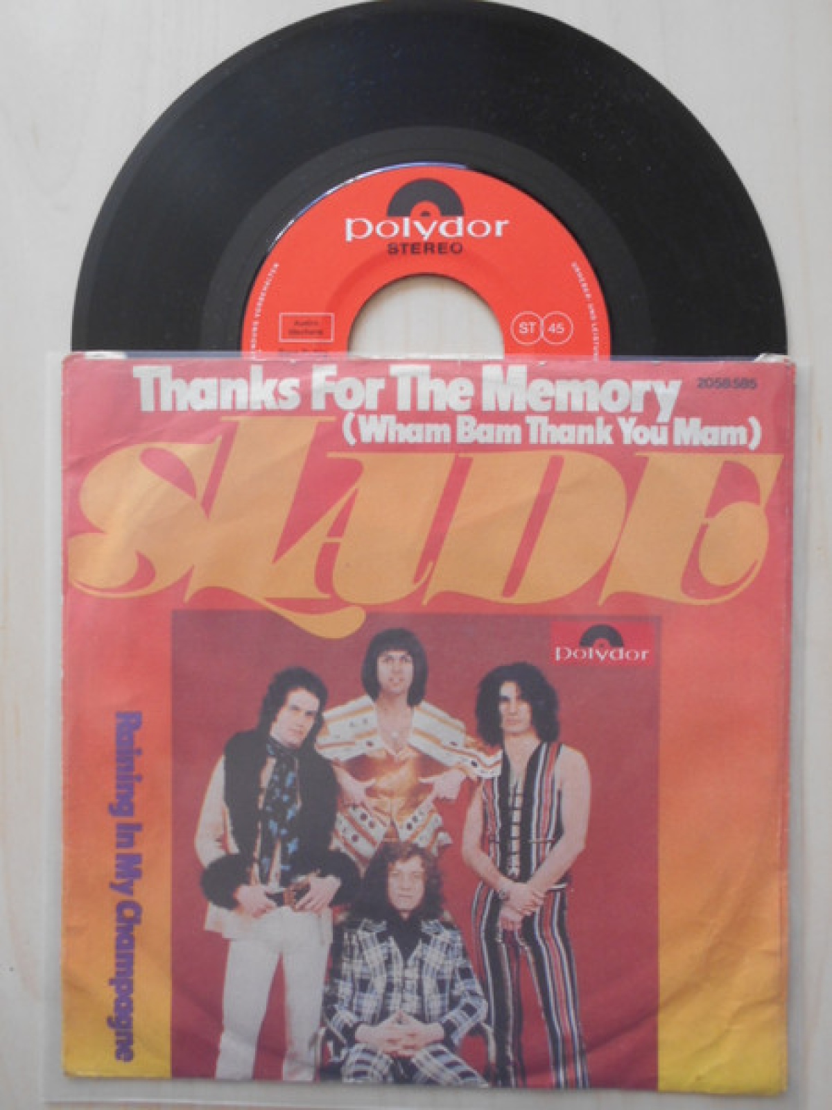 Vinyl / Slade - Thanks For The Memory (Wham Bam Thank You Mam)