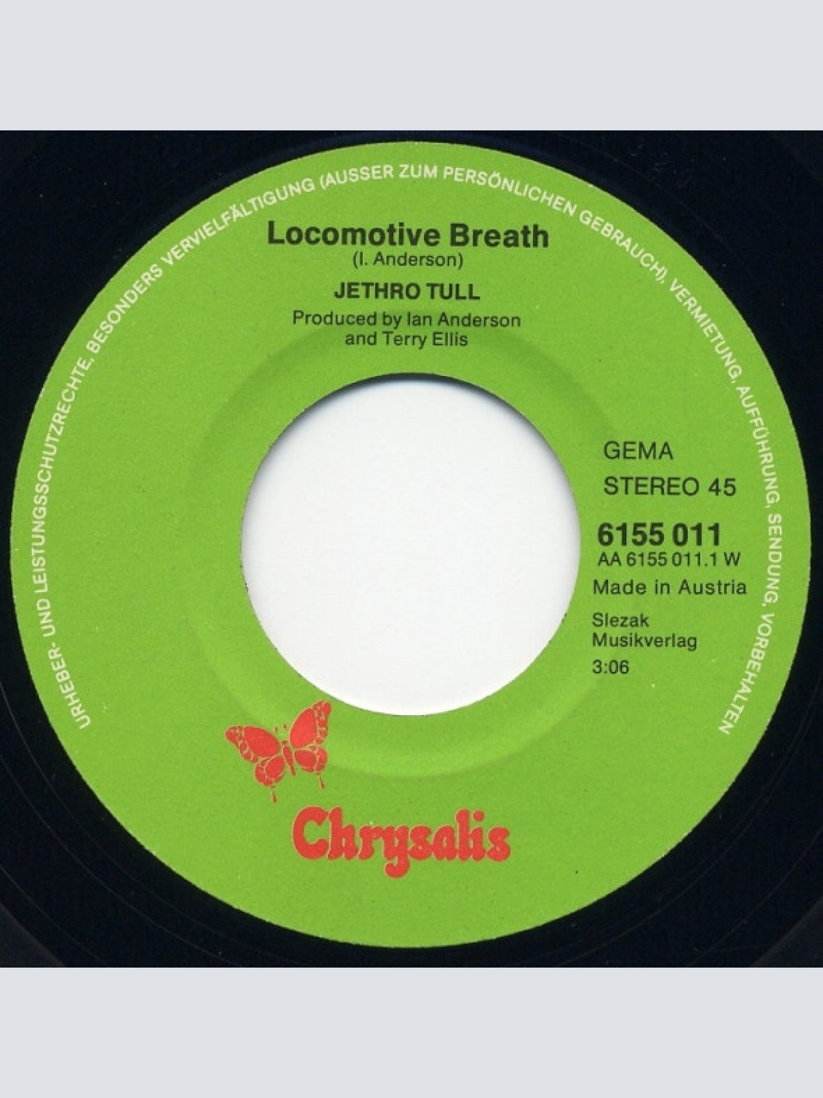 Vinyl / Jethro Tull - Locomotive Breath / Look Into The Sun