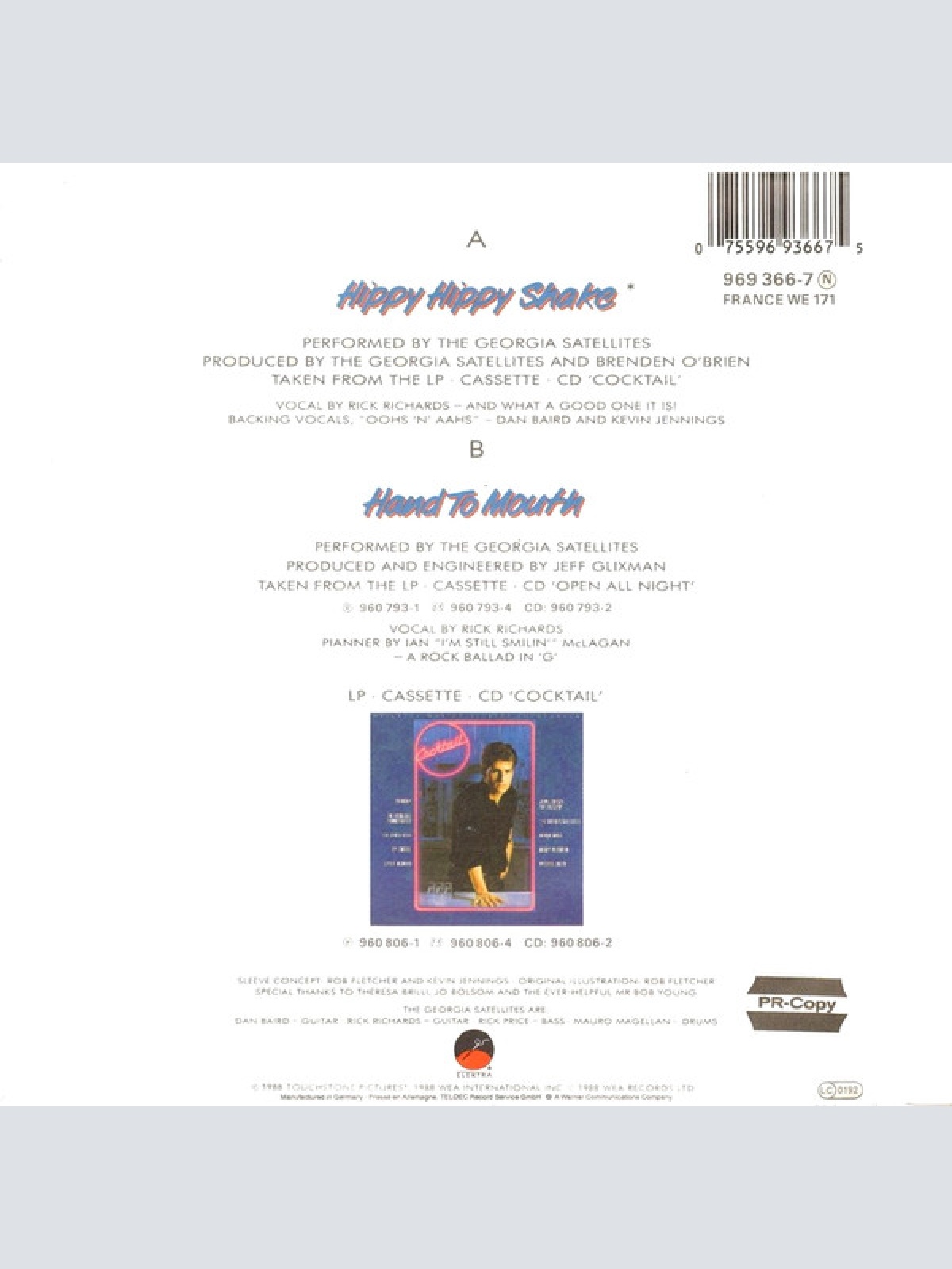 Vinyl / The Georgia Satellites - Hippy Hippy Shake