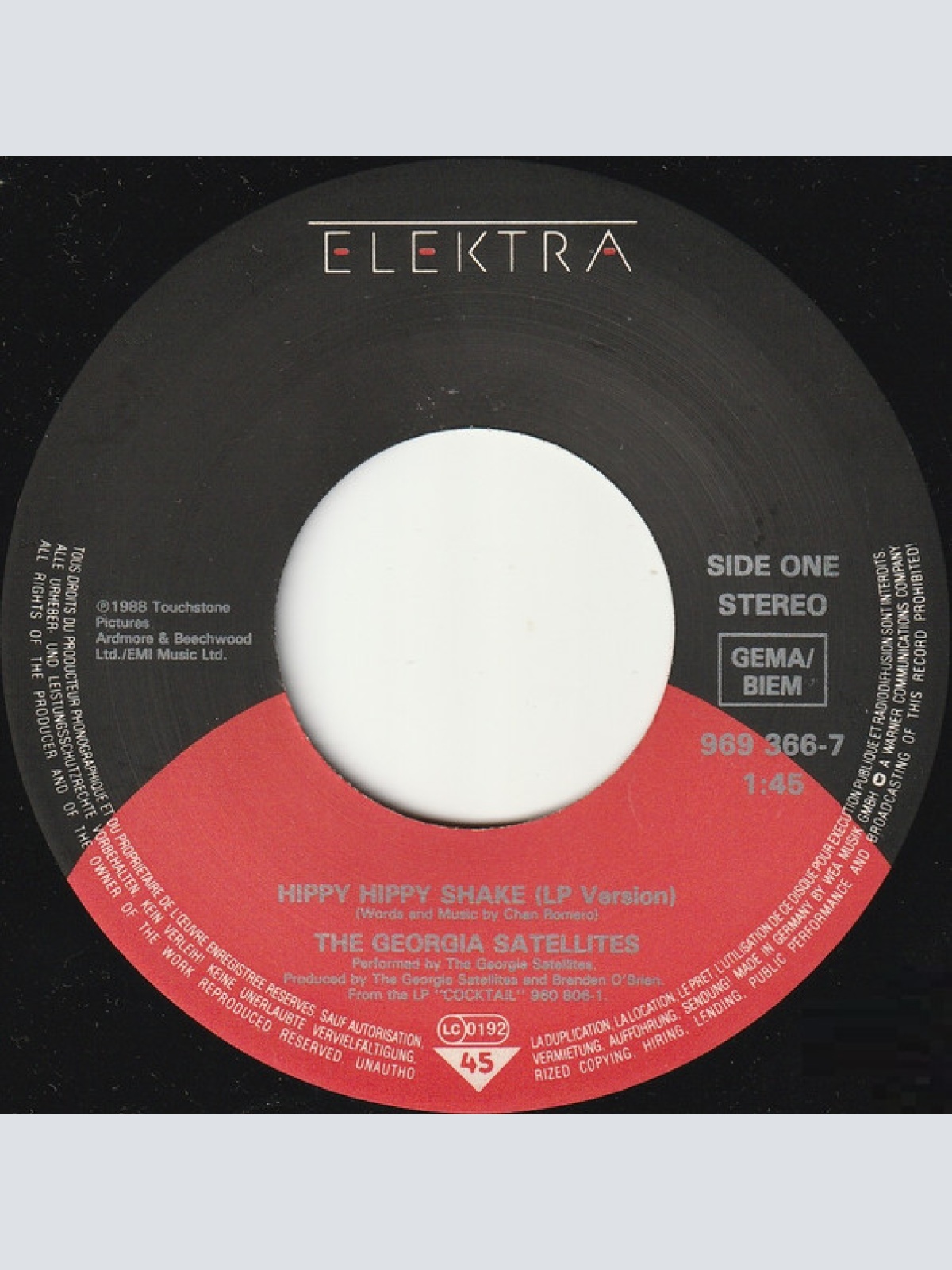 Vinyl / The Georgia Satellites - Hippy Hippy Shake