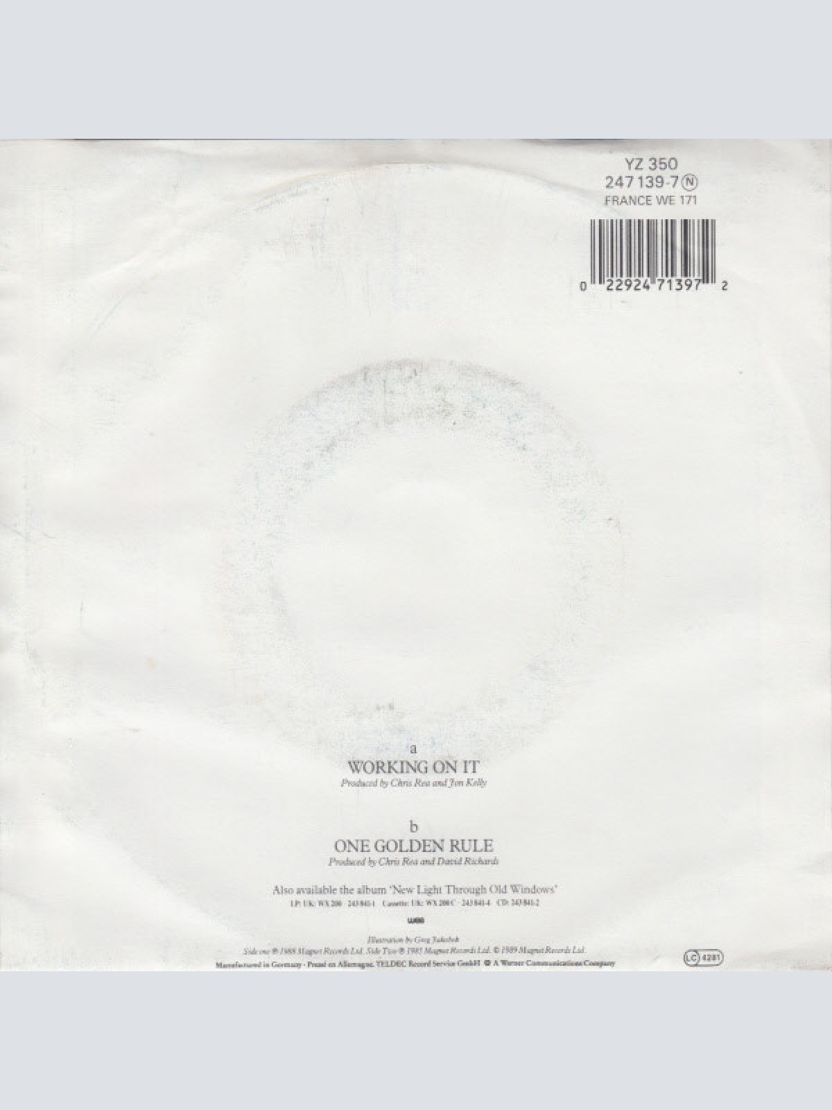 Vinyl / Chris Rea - Working On It