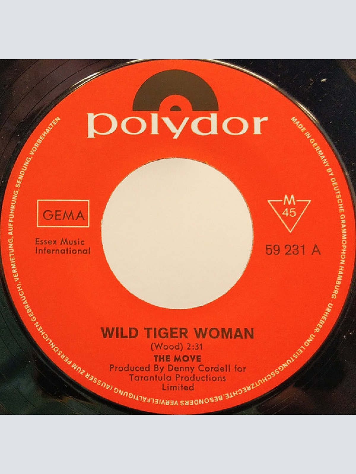Vinyl / The Move - Wild Tiger Woman