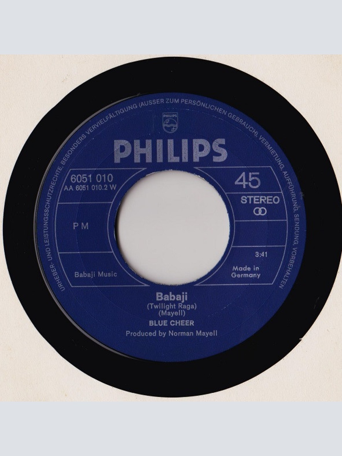 Vinyl / Blue Cheer - Pilot