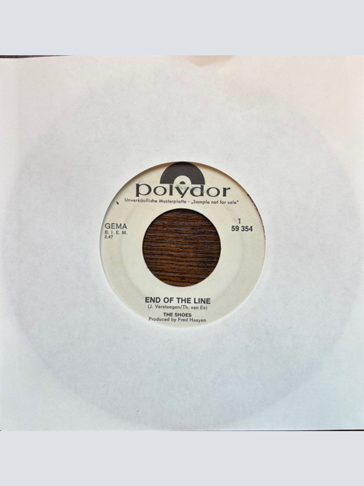 Vinyl / The Shoes - End Of The Line