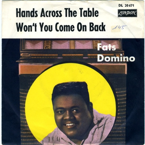 Vinyl / Fats Domino - Won't You Come On Back / Hands Across The Table