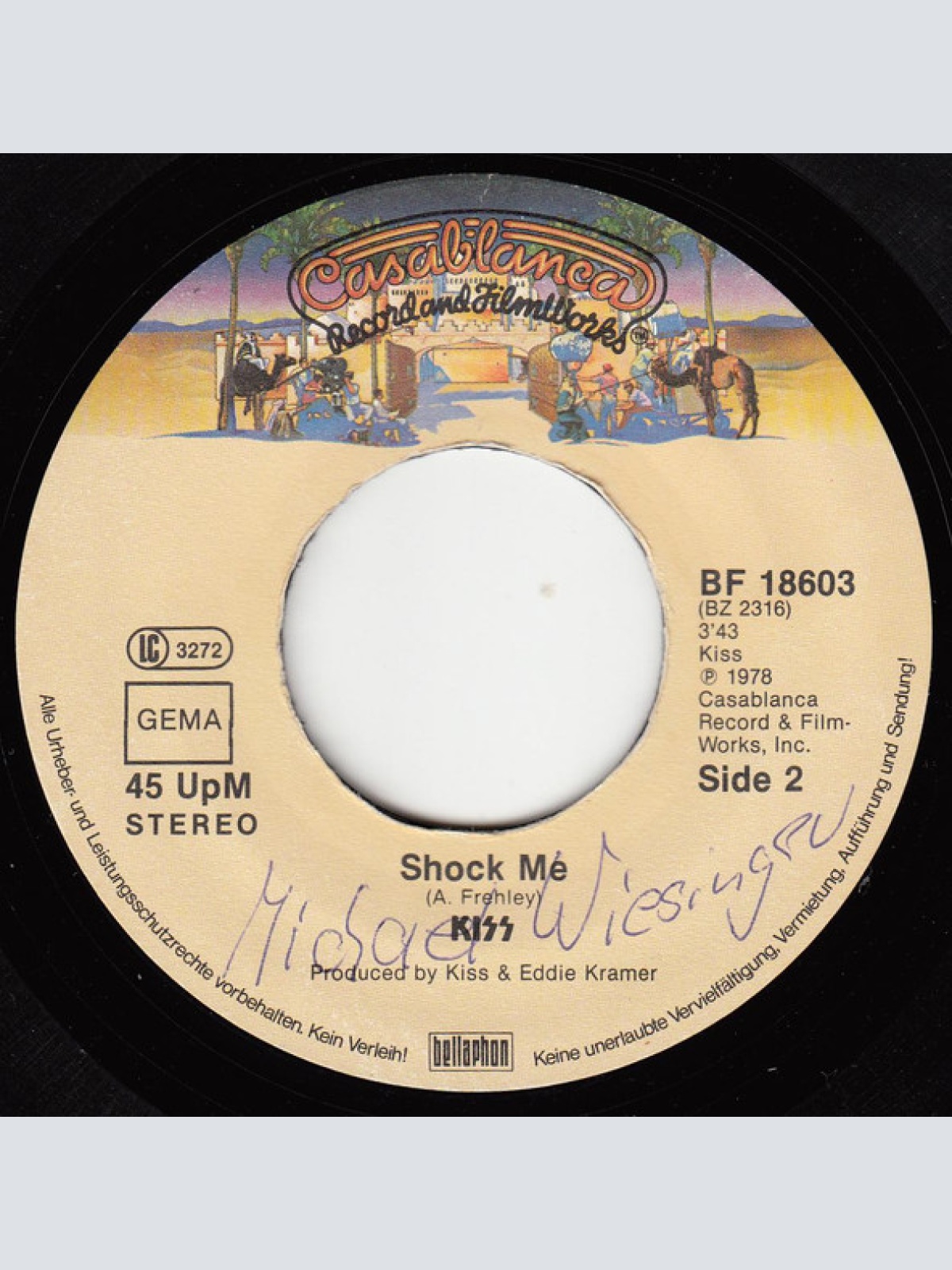 Vinyl / Kiss - Strutter '78