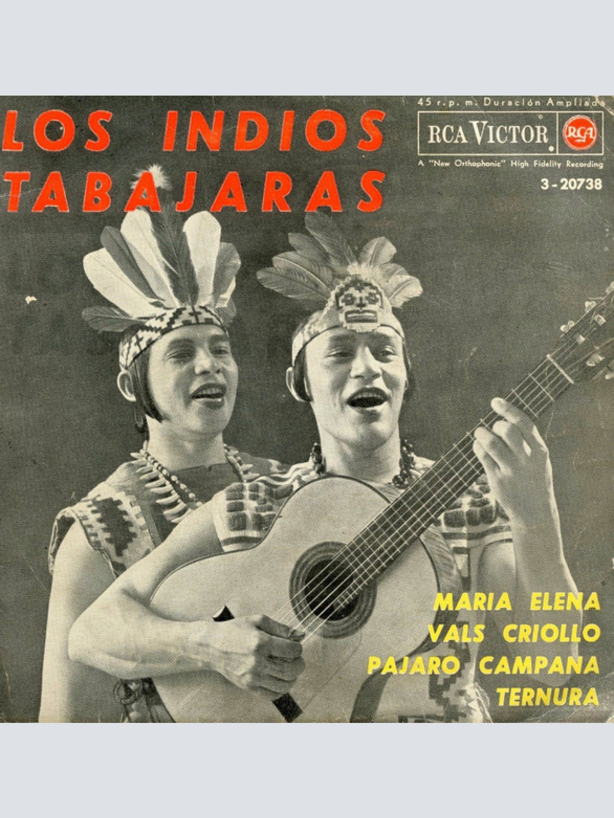 Vinyl / Los Indios Tabajaras - Maria Elena / Vals Criollo / Pajaro Campana / Ternura