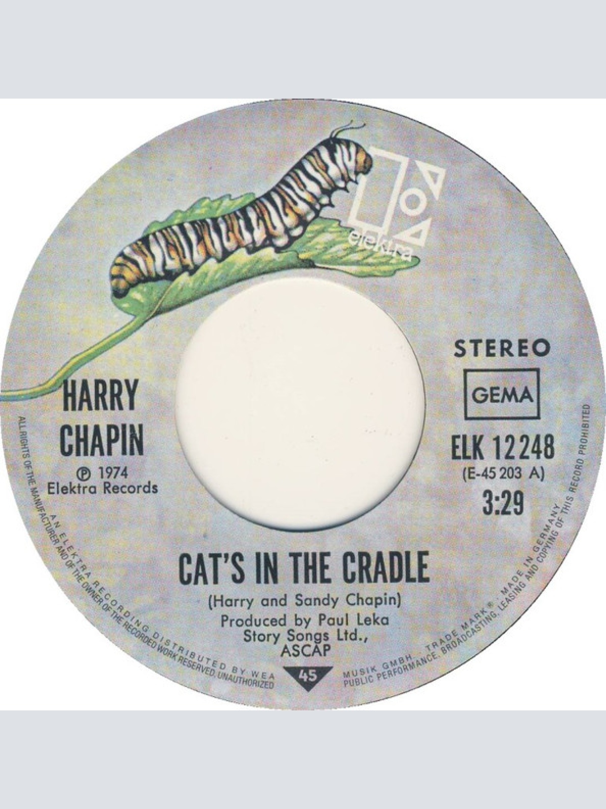 Vinyl / Harry Chapin - Cat's In The Cradle