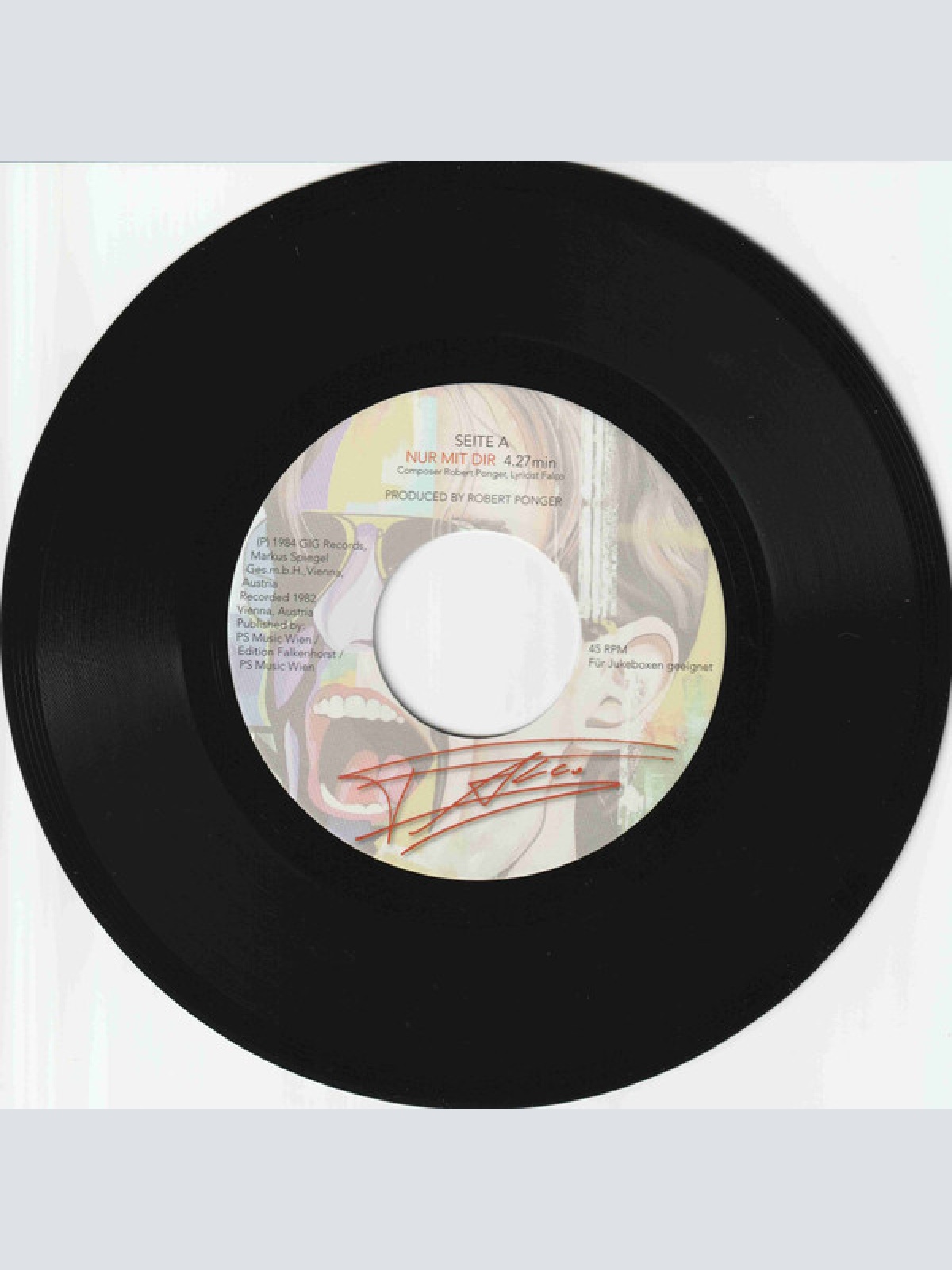 Vinyl / Falco - Nur Mit Dir / Hoch Wie Nie