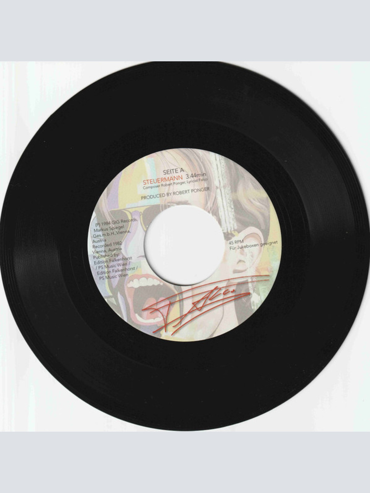 Vinyl / Falco - Steuermann / Kann Es Liebe Sein?