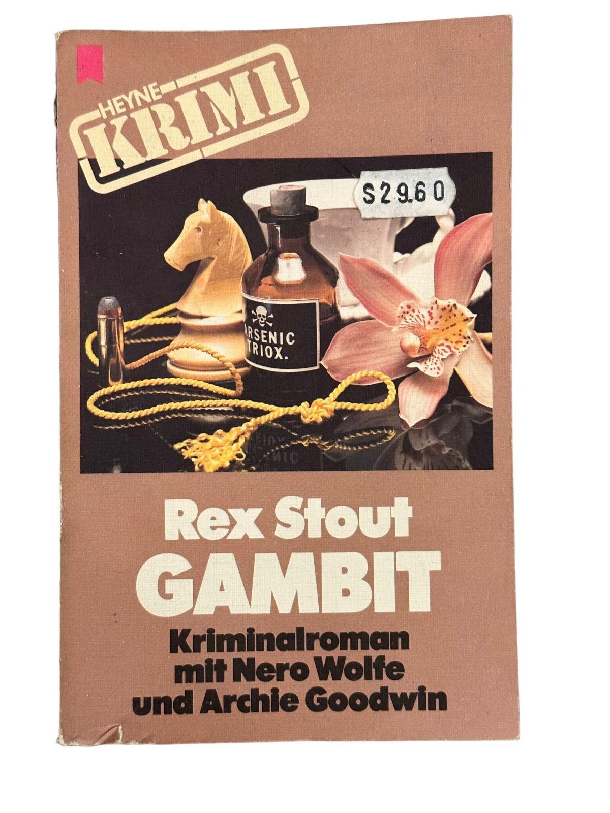 6997 Rex Stout GAMBIT ...MIT NERO WOLFE UND ARCHIE GOODWIN