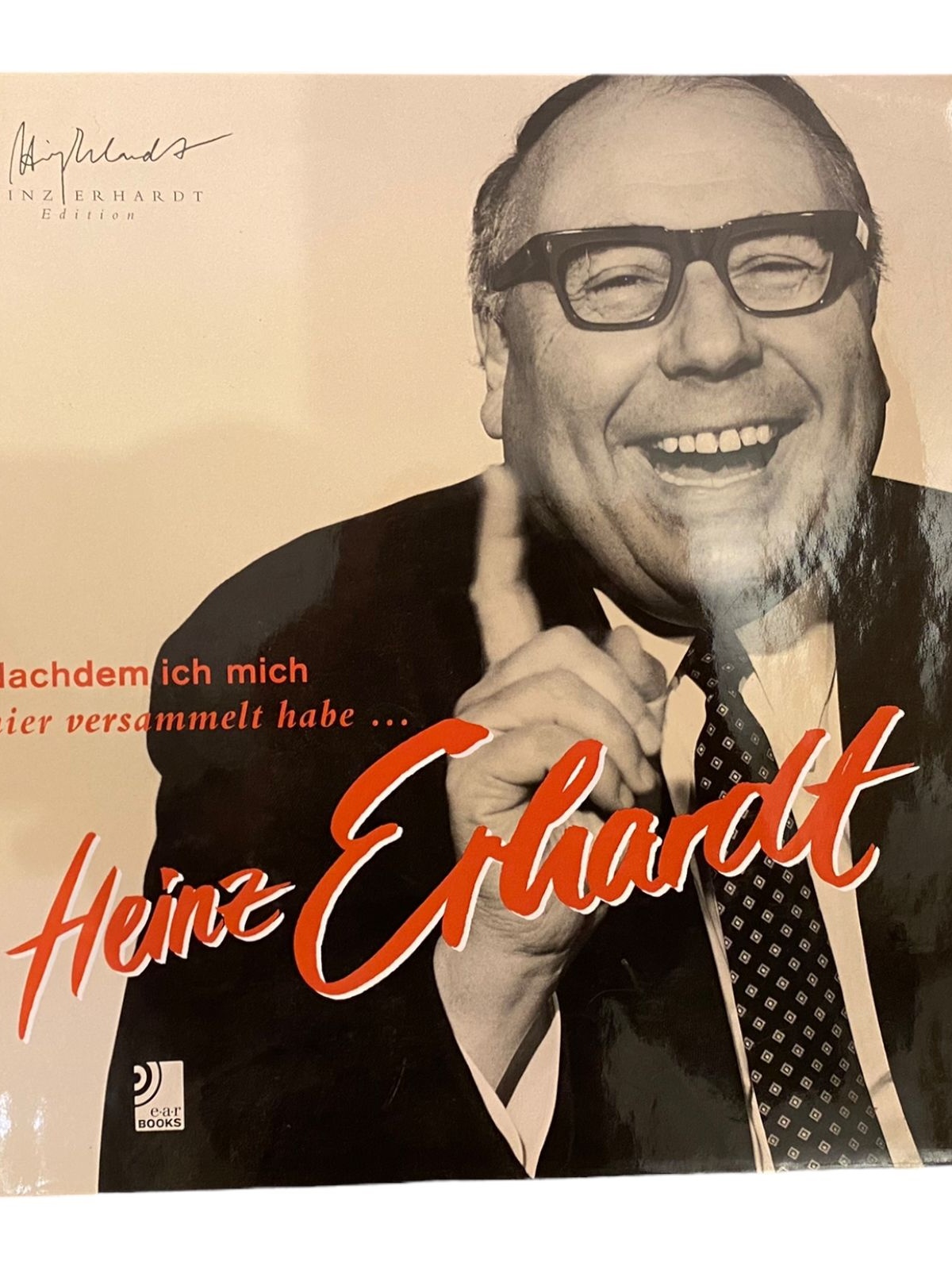 1351 HEINZ ERHARDT EDITION + CDs HC Nachdem ich mich hier versammelt habe..
