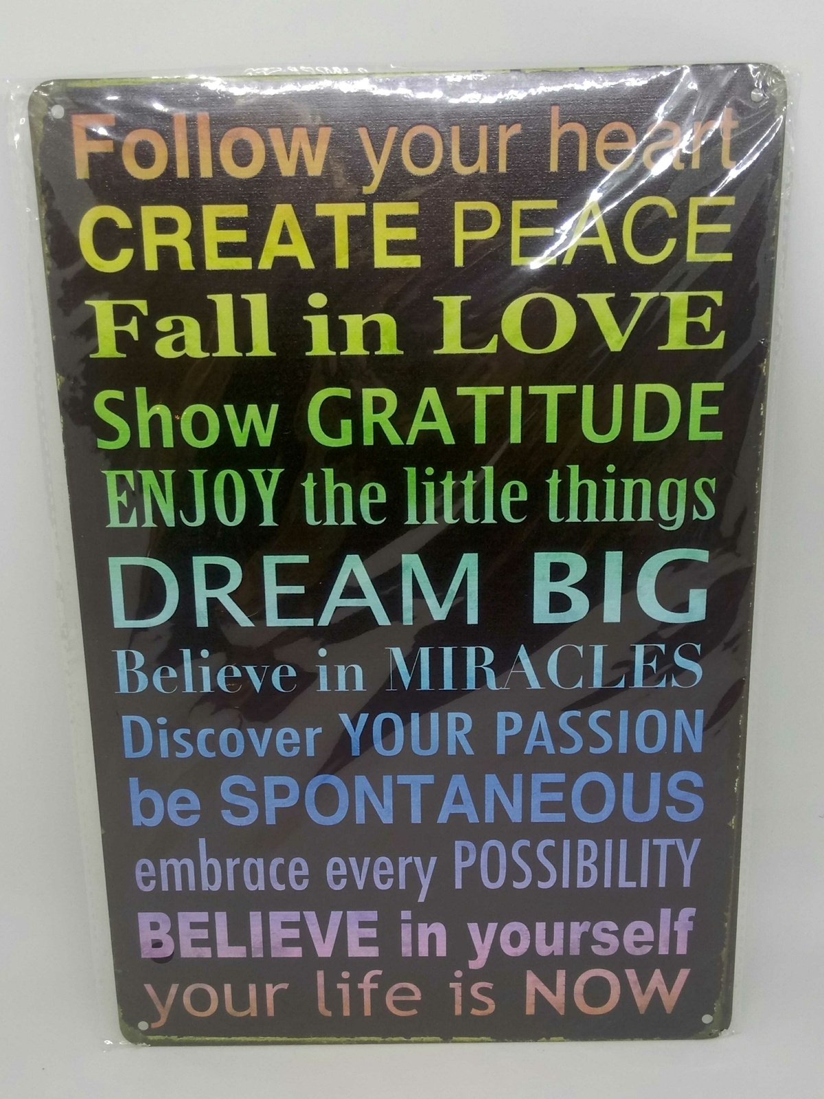 Nostalgie Retro Blechschild Spruch siehe Bild 30x20 50517