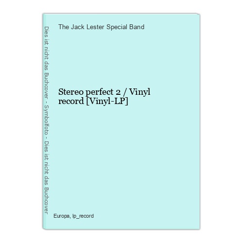 Stereo perfect 2 / Vinyl record [Vinyl-LP] The Jack Lester Special Band: