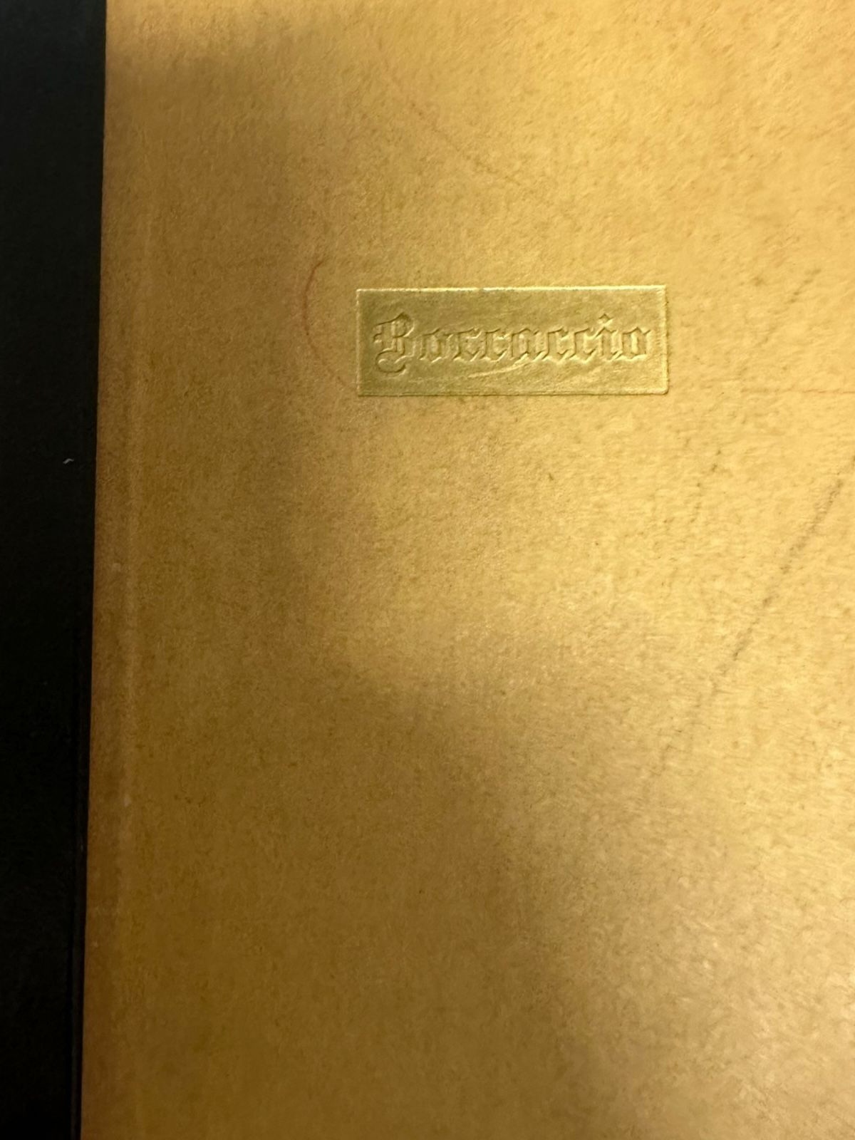 4822 Giovanni Boccaccio DAS DEKAMERON. IN DER ÜBERTRAGUNG VON KARL WITTE HC