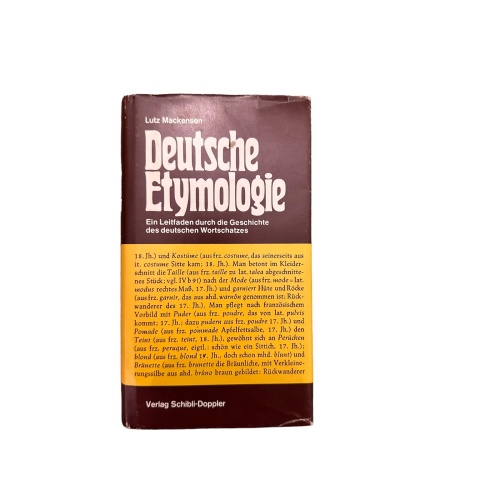 7141 DEUTSCHE ETYMOLOGIE EIN LEITFADEN DURCH D GESCHICHTE D DT. WORTSCHATZES