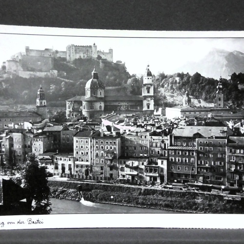 Salzburg von der Bastei Schloss Hohensalzburg JW165813
