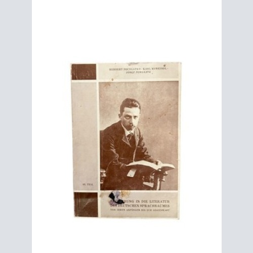 4299 EINFÜHRUNG IN D LIT. D DT SPRACHRAUMES V IHREN ANFÄNGEN BIS Z GEGENW. 3 Bde