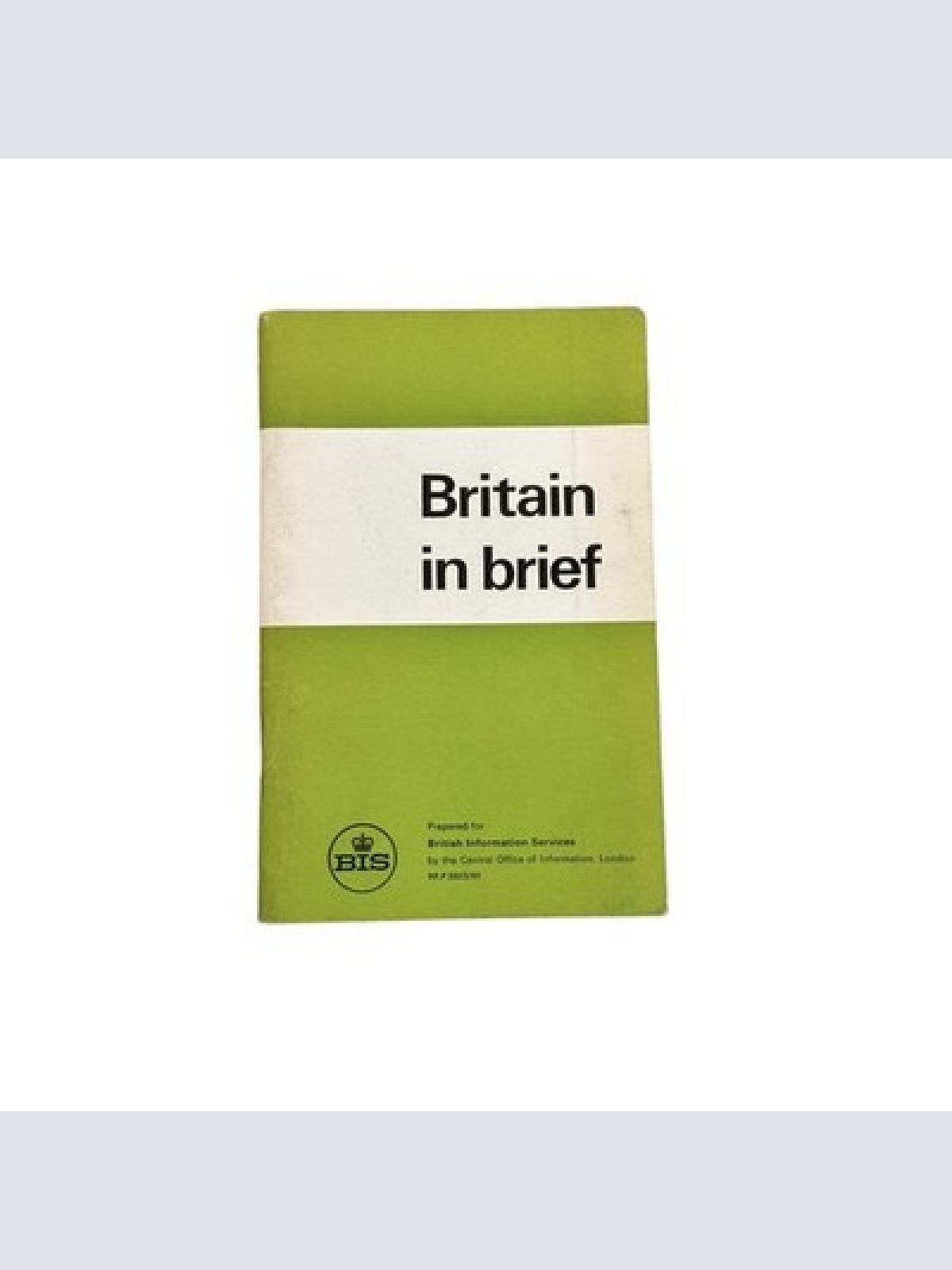 6534 BRITAIN IN BRIEF: PREPARED FOR BRITISH INFORMATION SERVICES +Karten