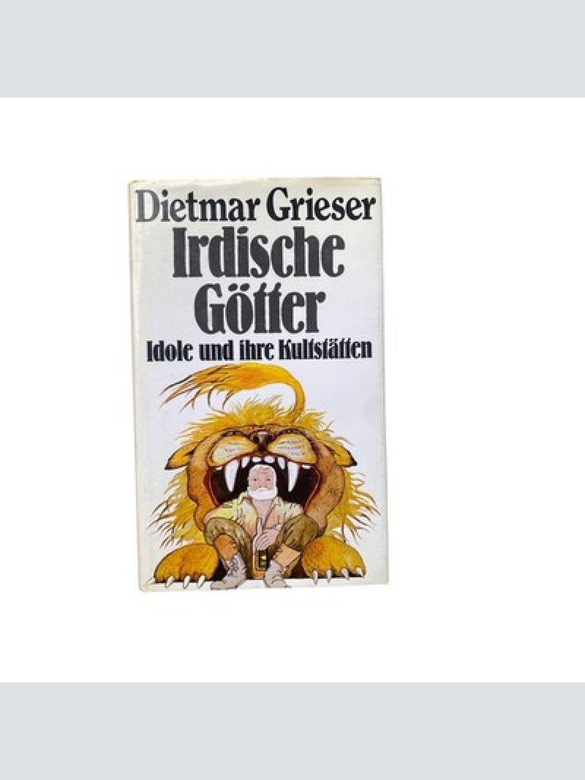 4408 Dietmar Grieser IRDISCHE GÖTTER. IDOLE UND IHRE KULTSTÄTTEN HC +Abb