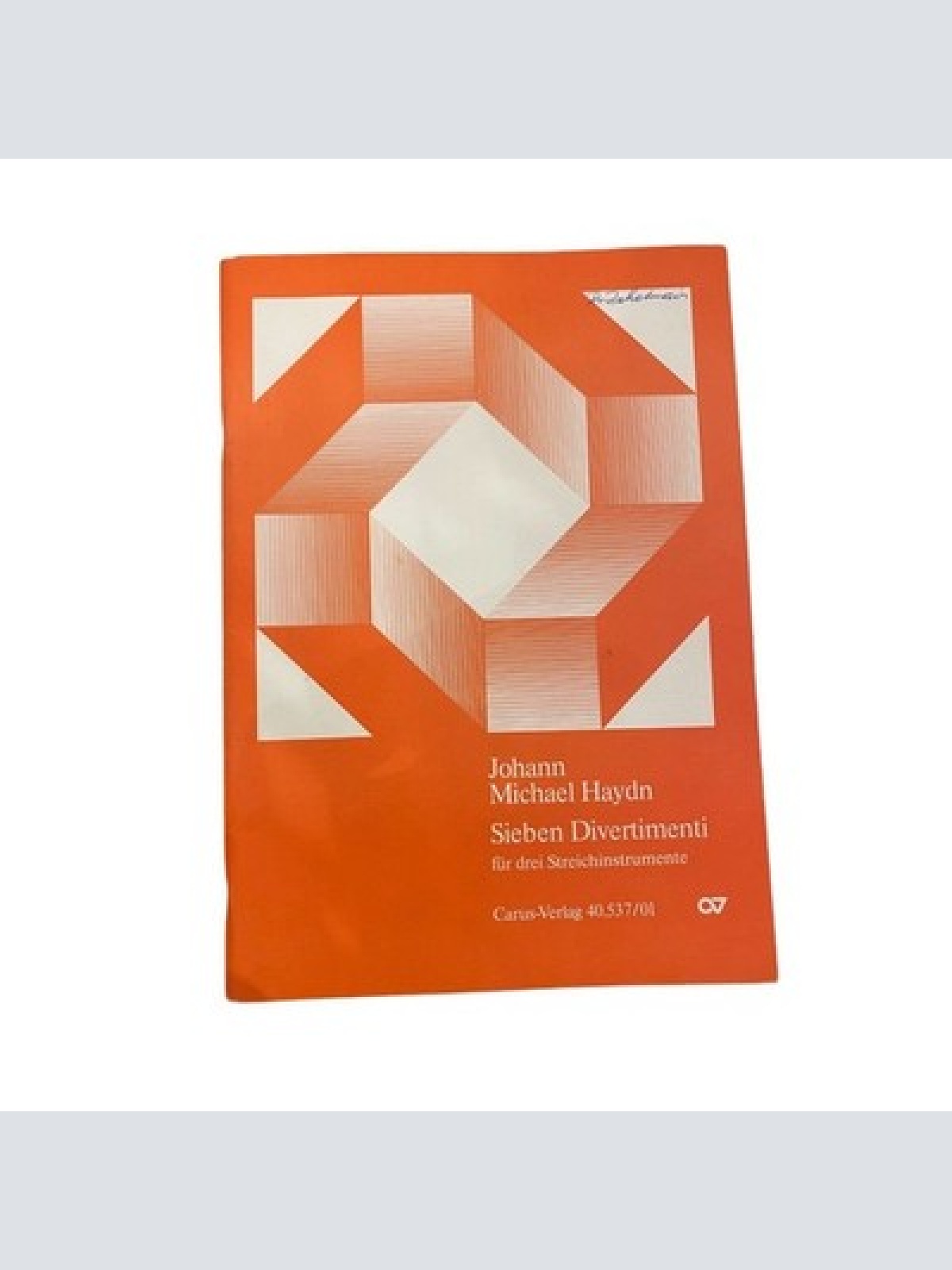 3207 JOHANN MICHAEL HAYDN - SIEBEN DIVERTIMENTI FÜR DREI STREICHINSTRUMENTE