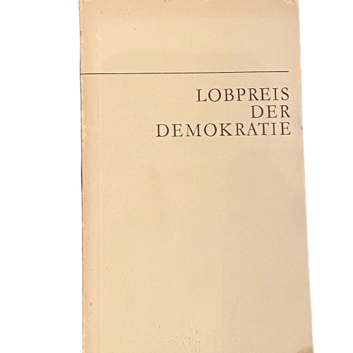 1624 Thucydides Isnenghi LOBPREIS DER DEMOKRATIE REDE DES PERIKLES