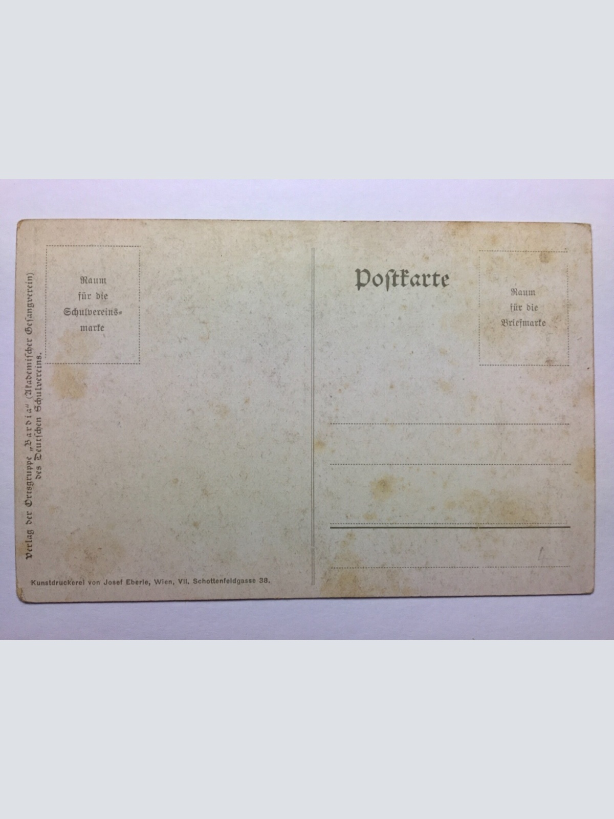 Deutscher Schulverein - Sah ein Knab‘ ein Röslein stehn / Künstlerkarte 30148 TH