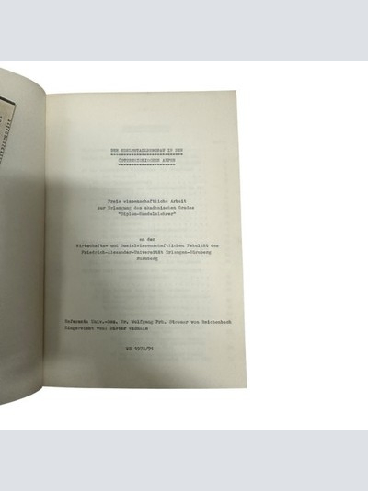 9440 Dieter Widhalm DIPLOMARBEIT "DER EDELMETALLBERGBAU IN DEN ÖSTERREICHISCHEN