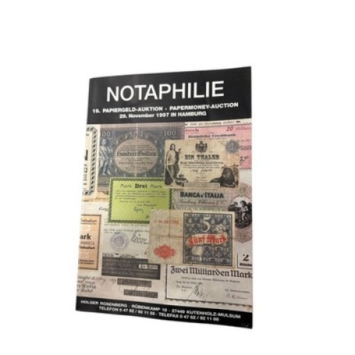 9442 AUKTIONSKATALOG. NOTAPHILIE. 19. PAPIERGELD-AUKTION 29. NOVEMBER 1997