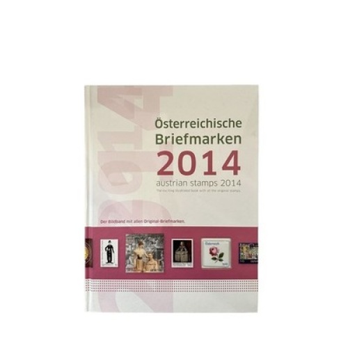 7327 ÖSTERR. BRIEFMARKEN 2014: DER BILDBAND MIT ALLEN ORIGINAL-BRIEFMARKEN