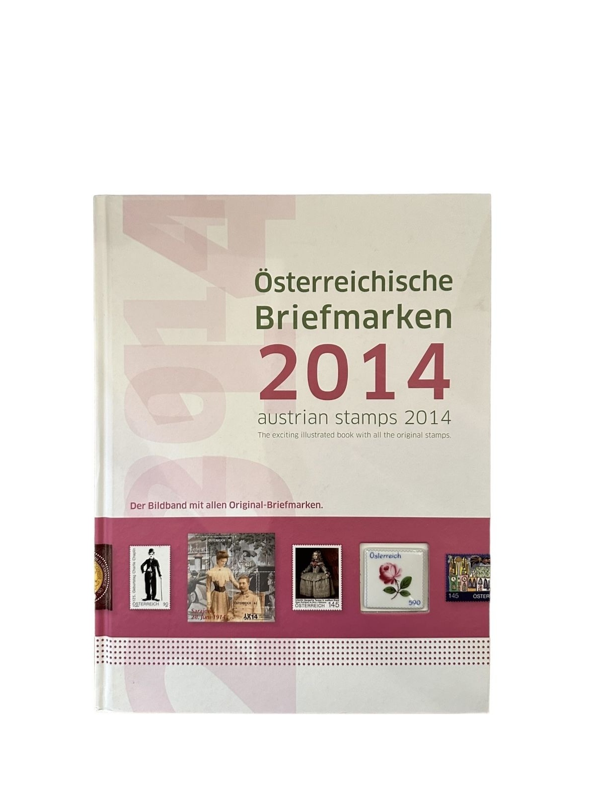 7327 ÖSTERR. BRIEFMARKEN 2014: DER BILDBAND MIT ALLEN ORIGINAL-BRIEFMARKEN