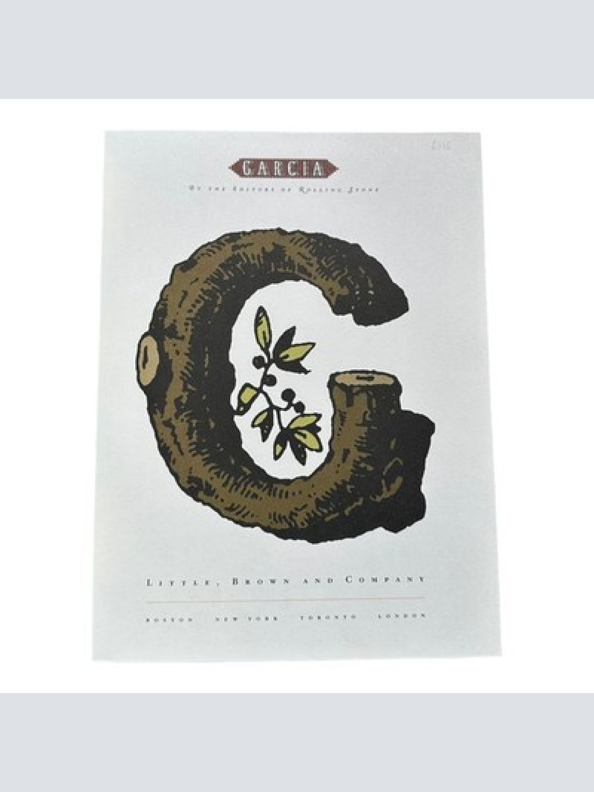 6346 Holly George-Warren GARCIA HC +Abb. By the Editors of Rolling Stone Magazin