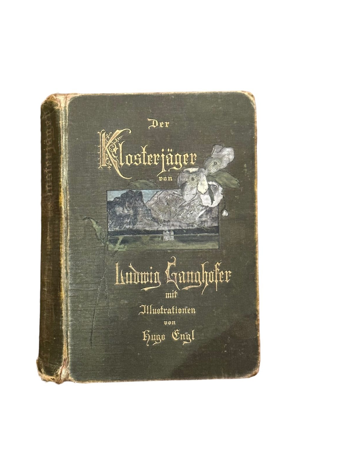 7046 Ludwig Ganghofer DER KLOSTERJÄGER HC +Abb Hugo Engl (Illus.)
