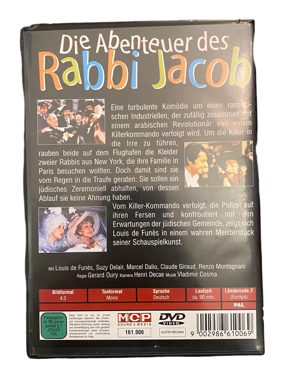 1480 MCP DIE ABENTEUER DES RABBI JACOB HC FILM KOMÖDIE