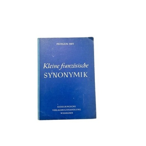 7512 Götz Peitgen KLEINE FRANZÖSISCHE SYNONYMIK St. Otto Verlag