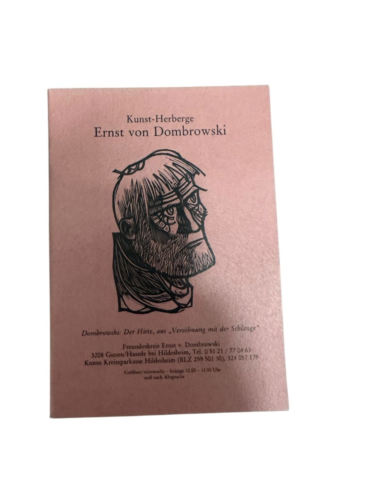 8981 KUNST-HERBERGE. ERNST VON DOMBROWSKI HOLZSCHNEIDER, ZEICHNER, ERZÄHLER