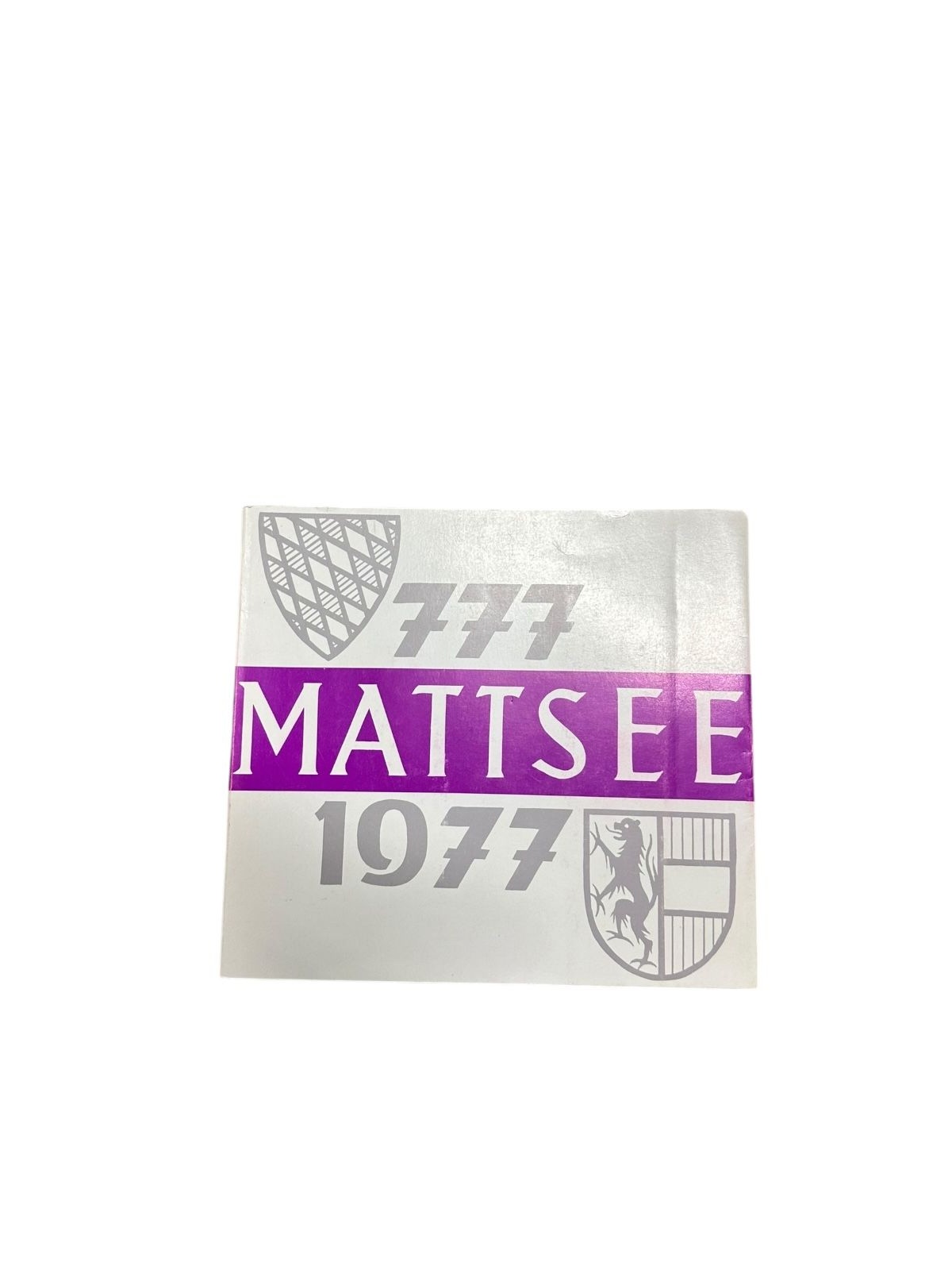 901 Kollegiatstift Mattsee MATTSEE 1977 Festschrift zur 1200 Jahr Feier