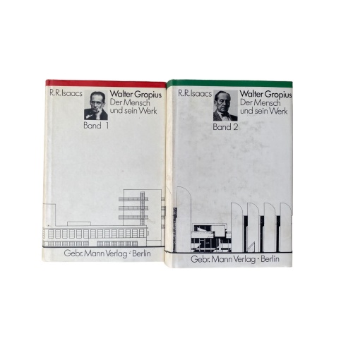 2739 Isaacs WALTER GROPIUS BAND 1 UND BAND 2 HC +Abb 2 Bde