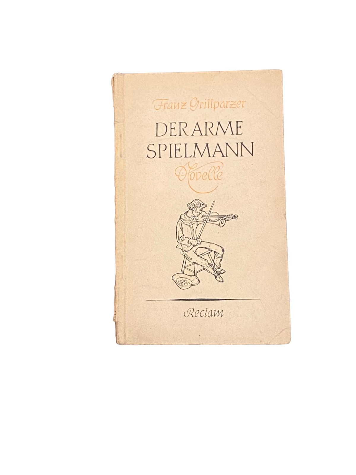 3531 Franz Grillparzer DER ARME SPIELMANN ERZÄHLUNG Reclam